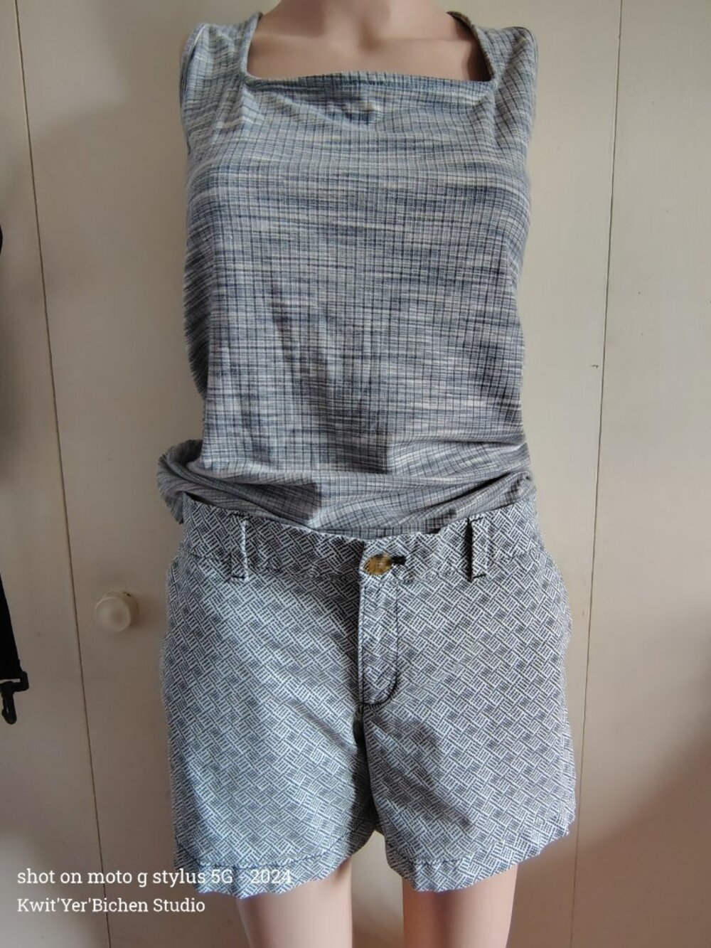 Old Navy shorts sz 8 & INC Tank XXL